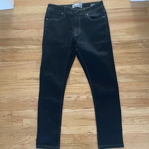 Paper Denim and Cloth Black Stretch Jeans